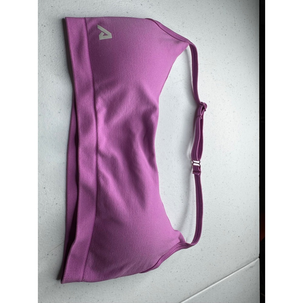 Alphalete PUMP ROSE Seamless Sports Bra Adjustable Straps Workout Gym Top Small